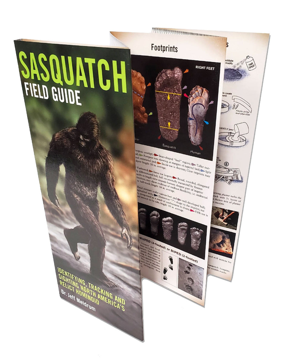 Sasquatch Field Guide - Folding Pocket Guide - Book – Squatch