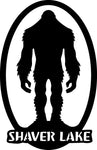 Sasquatch Oval w/ Shaver Lake - Magnet - Squatch Metalworks
