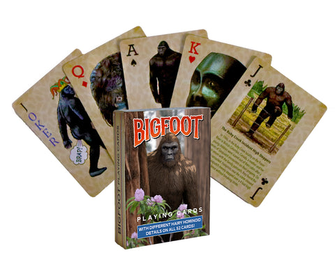 Bigfoot Playing Cards