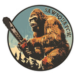 SawSquatch - Vinyl Sticker - Squatch Metalworks