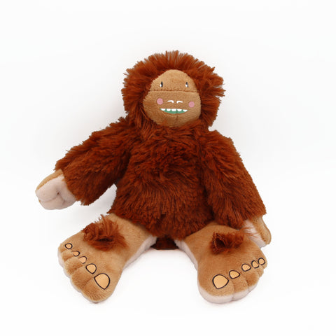 Baby Bigfoot Has Big BIG Feet - Plush Toy - Squatch Metalworks