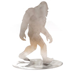 Stainless Steel - Bigfoot Walking - Stand-Up Sculpture - Squatch Metalworks