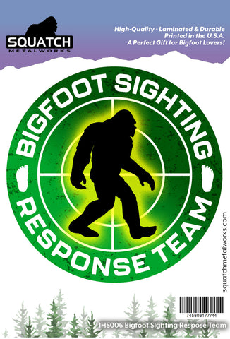 Bigfoot Sighting Response Team - Sticker (10 pack)