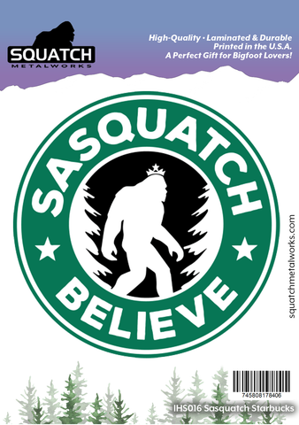 Sasquatch Believe - Sticker (10 pack)