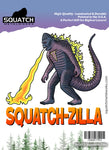 Squatch-Zilla - Sticker (10 pack)