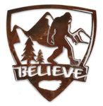 Believe Bigfoot Shield - Magnet