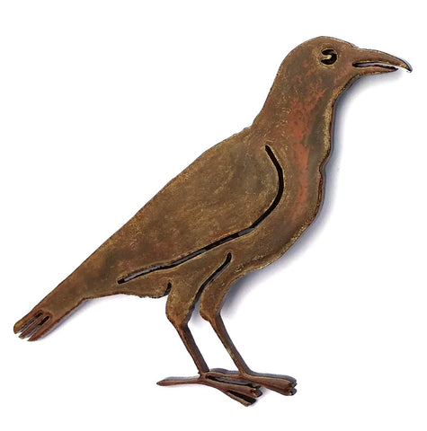 Crow Standing - Magnet