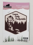 Leave Only Footprints - Sticker (10 pack)