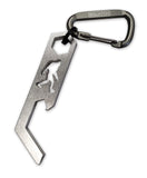 Squatch Metalworks -  Bottle Openers Bigfoot Expedition Survival Tool with Carabiner  - SMW