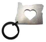 Squatch Metalworks -  Keychains Oregon Heart - Keychain  - SMW