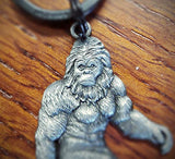 Squatch Metalworks -  Keychains Sasquatch, Yeti, Bigfoot - Sculpted Pewter Keychain  - SMW