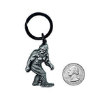 Squatch Metalworks -  Keychains Sasquatch, Yeti, Bigfoot - Sculpted Pewter Keychain  - SMW