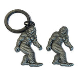 Squatch Metalworks -  Keychains Sasquatch, Yeti, Bigfoot - Sculpted Pewter Magnet & Keychain  - SMW