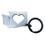Squatch Metalworks -  Keychains Washington Heart - Keychain  - SMW