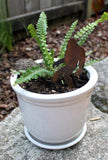 Squatch Metalworks -  Metal Art BIGFOOT! 4.25” Tall - Indoor Plant Art  - SMW