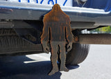 Squatch Metalworks -  Metal Art SQUATCH METALWORKS Bigfoot CRYPTID Trailer Hitch Cover for Trucks - Steel, Made in USA  - SMW