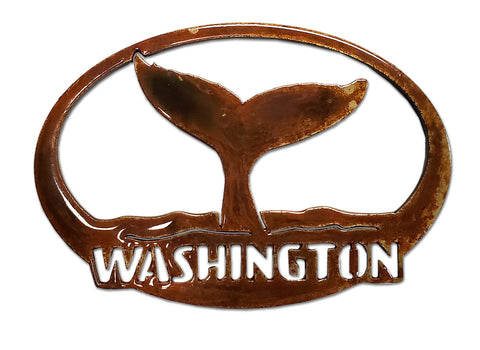 Whale Tail Washington - Magnet